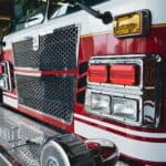 wisper salutes fire fighters, fire truck