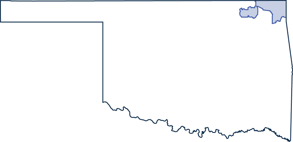 Oklahoma Service Area Map